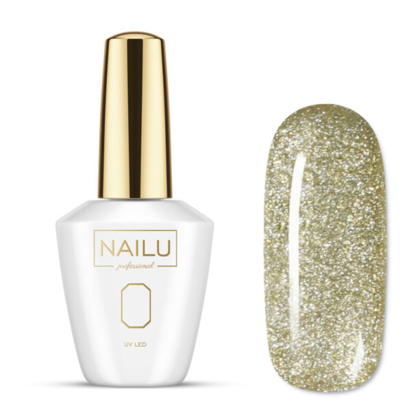 NAILU Geliniai lakai - 114 PLATINUM GOLD