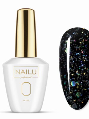 NAILU Geliniai lakai - 718 BLACK PEARL