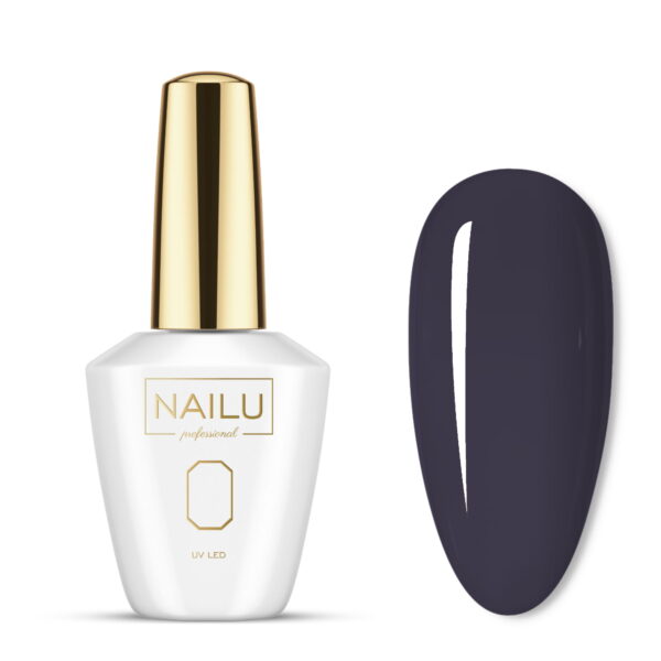 NAILU Geliniai lakai - 728 DARK GREY PLUM