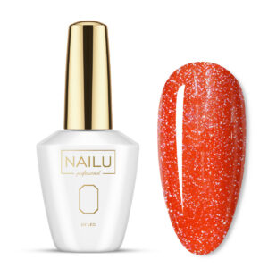 NAILU FLASH LIGHT Gelinis lakas - 757 POWER OF ORANGE