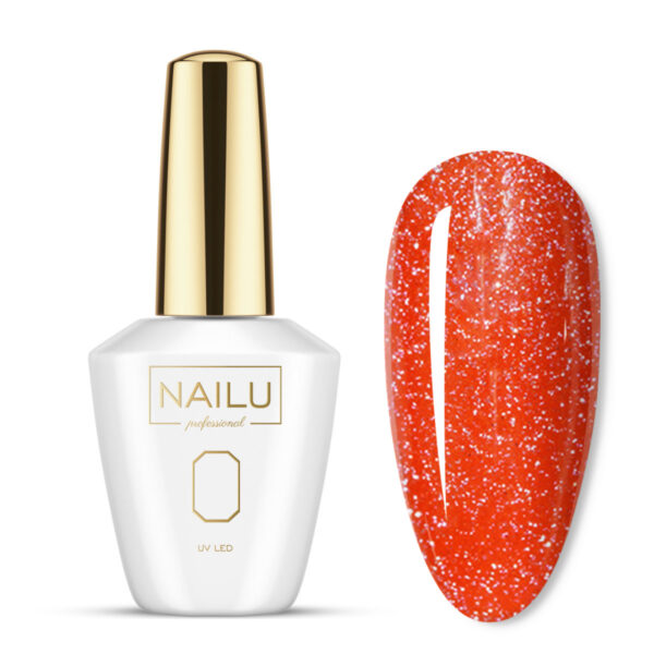 NAILU FLASH LIGHT Geliniai lakai - 757 POWER OF ORANGE