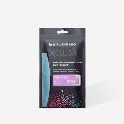 STALEKS PRO -   klijuojami dildės abrazyvai D formos EXCLUSIVE 40 SOFT 240gr
