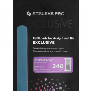 Klijuojami nagų dildės abrazyvai (240gr., 50vnt.) STALEKS PRO EXCLUSIVE (DFEX-42-240)