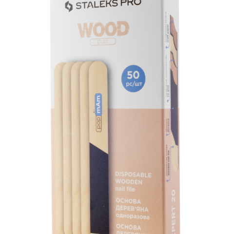Pradinis Vienkartiniai mediniai nagų dildžių pagrindai - STALEKS EXPERT 20 (WBE-20)