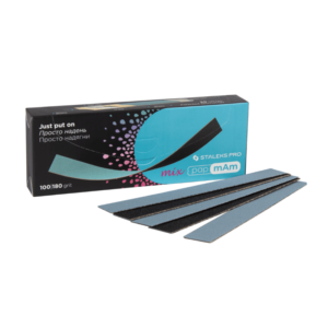 Vienkartinės dvipusės maunamos dildės (100/180gr., 50vnt.) STALEKS PRO PapMam (DFCMIX-22-100.180)