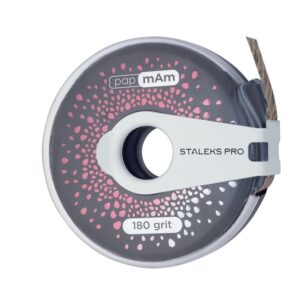 Nagų dildės abrazyvas su rite (180gr., 6m) STALEKS PRO PapMam EXCLUSIVE (ATCLUX-180)